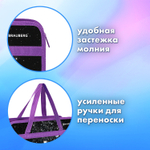 Папка на молнии с ручками BRAUBERG А4 1 отделение пластик 80 мм "Dream cat" (3 штуки в упаковке)
