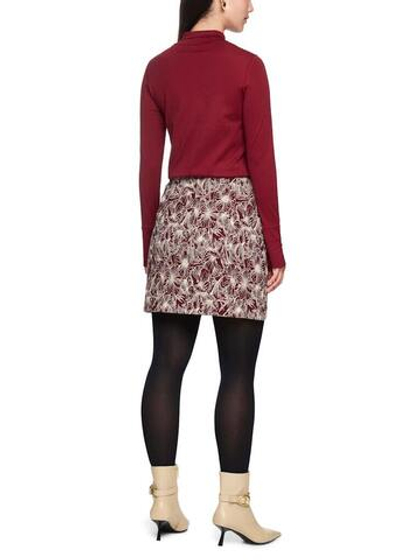 Marc Cain Водолазка из хлопка с декоративными разрезами