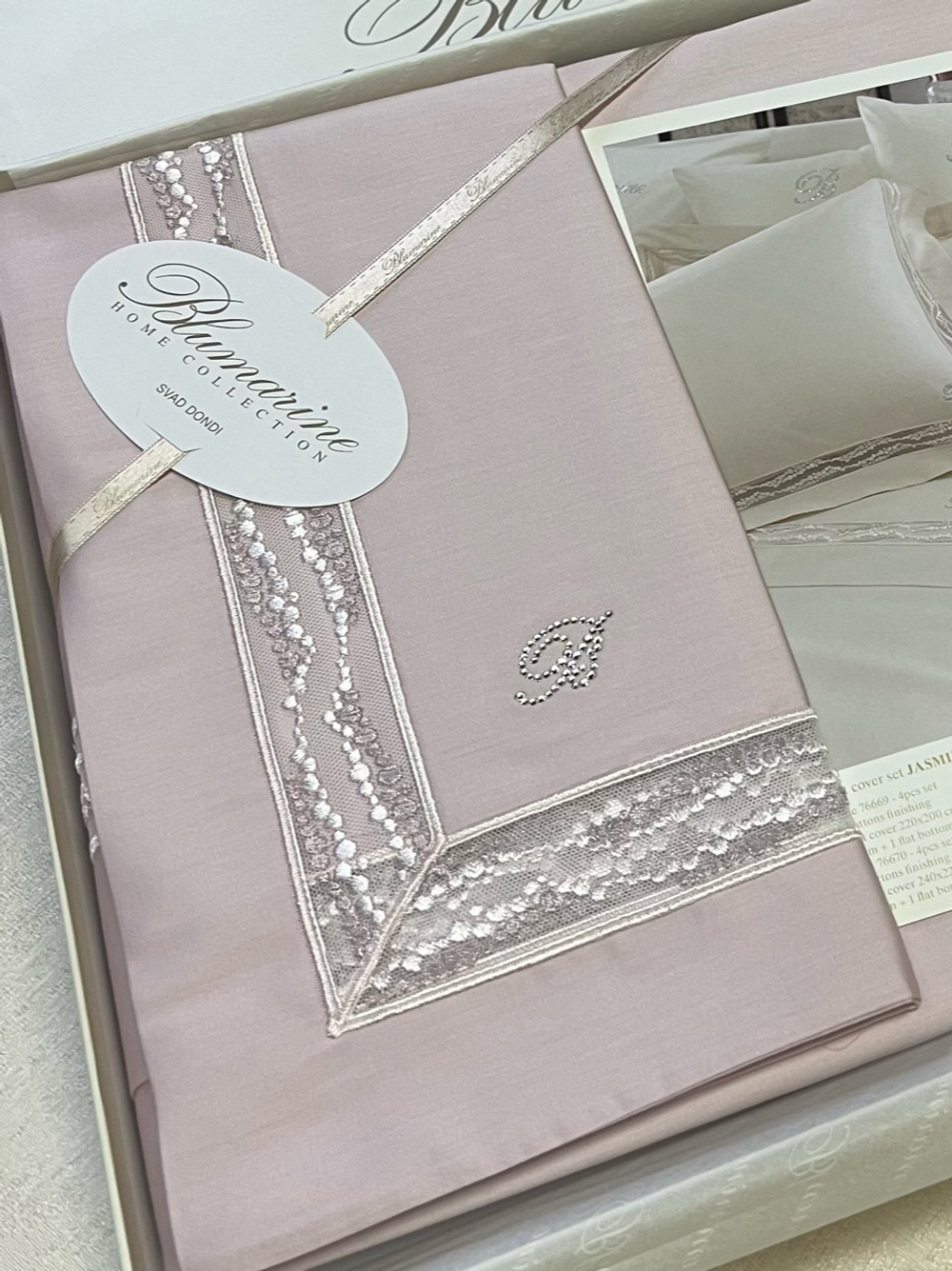 Постельное белье 2 спальное евро Blumarine Jasmine 1636