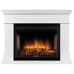 Каминокомплект: Очаг Electrolux EFP/P-3020LS N, портал California 30, белый