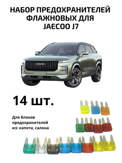 Набор предохранителей для Jaecoo J7 флажковый