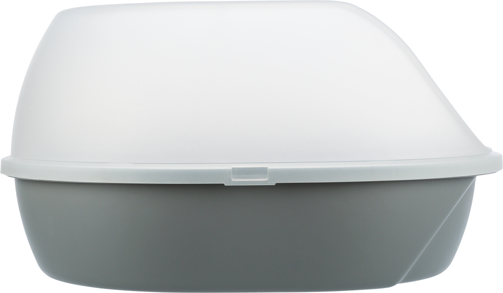 Туалет для кошки с высоким бортиком, Simao, 48 х 30 х 58 cm, серый, Trixie