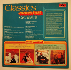 Винтажная виниловая пластинка LP James Last Orchestra Classics (Germany 1973)