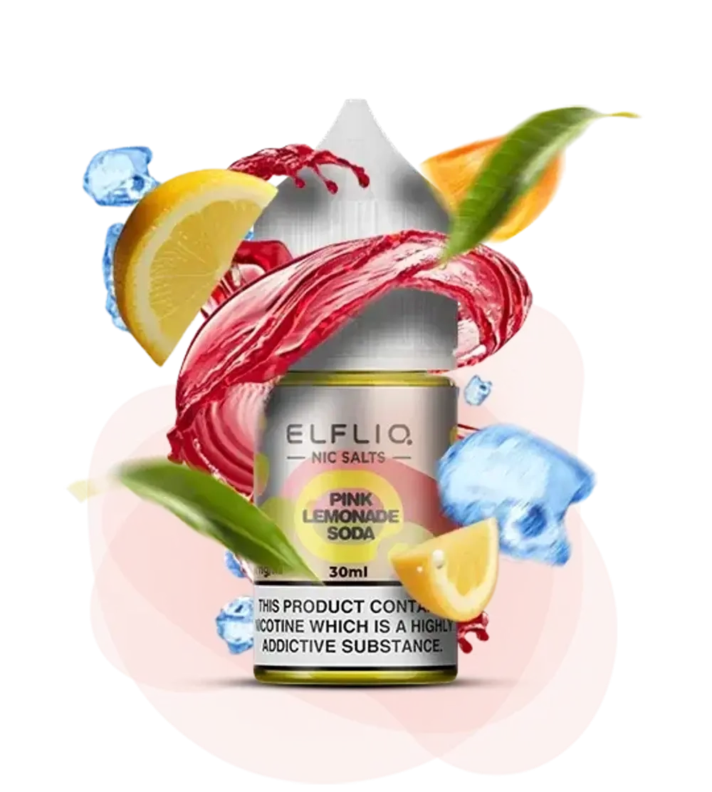 ELFLIQ - Pink Lemonade Soda (5% nic, 30ml)