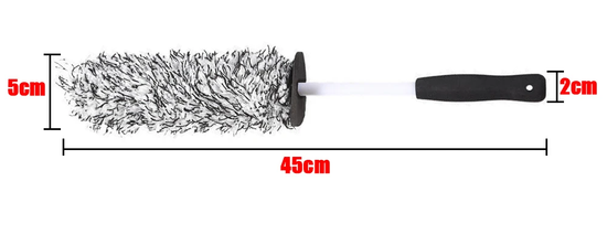 Щетка для очистки автомобильного колеса