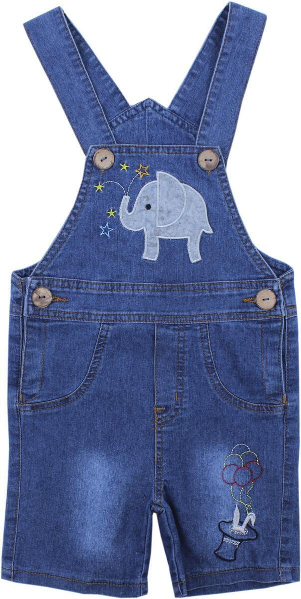 Полукомбинезон д/мал джинс р.74 ассорт (Bonito) OP774П