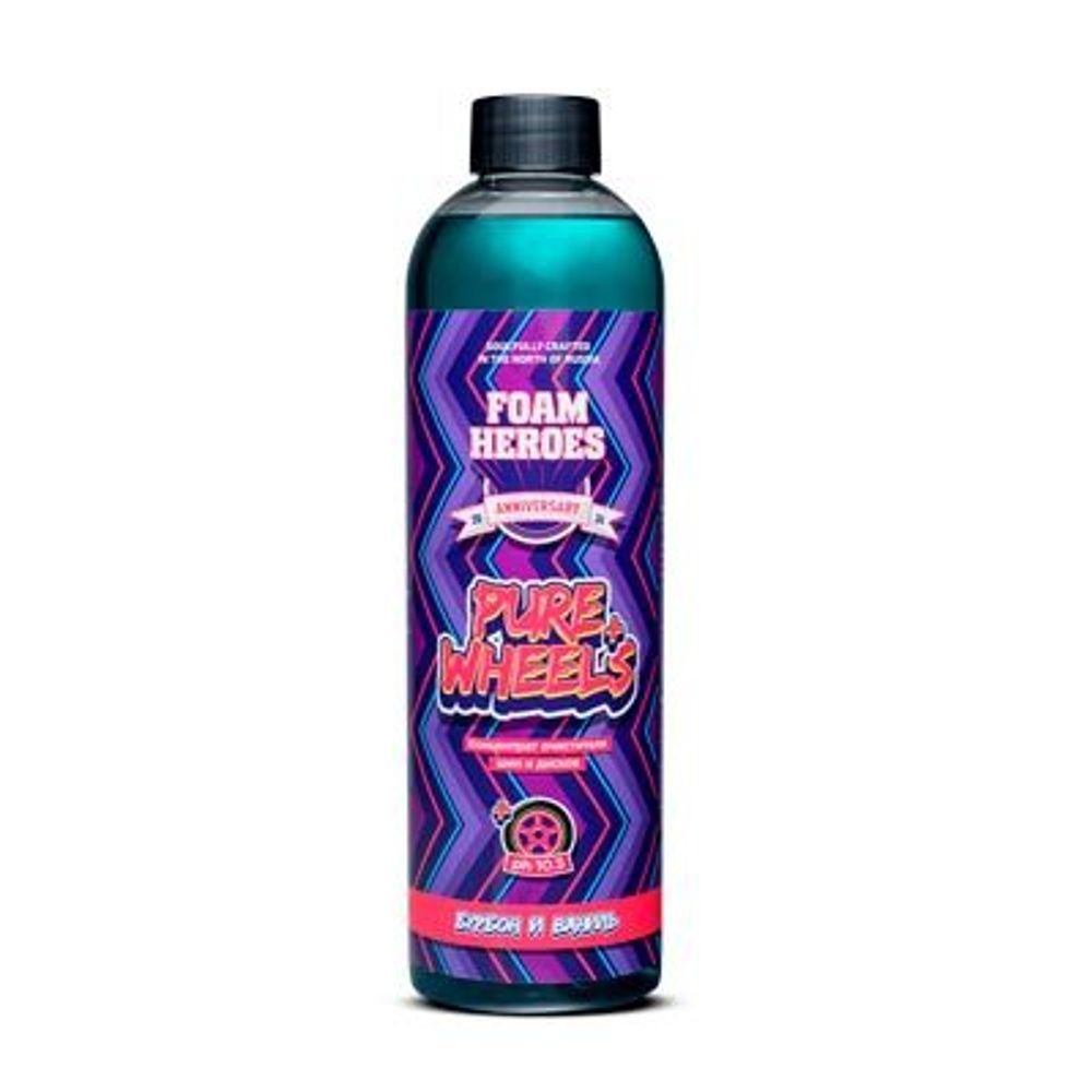 Foam Heroes Pure Wheels+ концентрат очистителя шин и дисков, 500мл