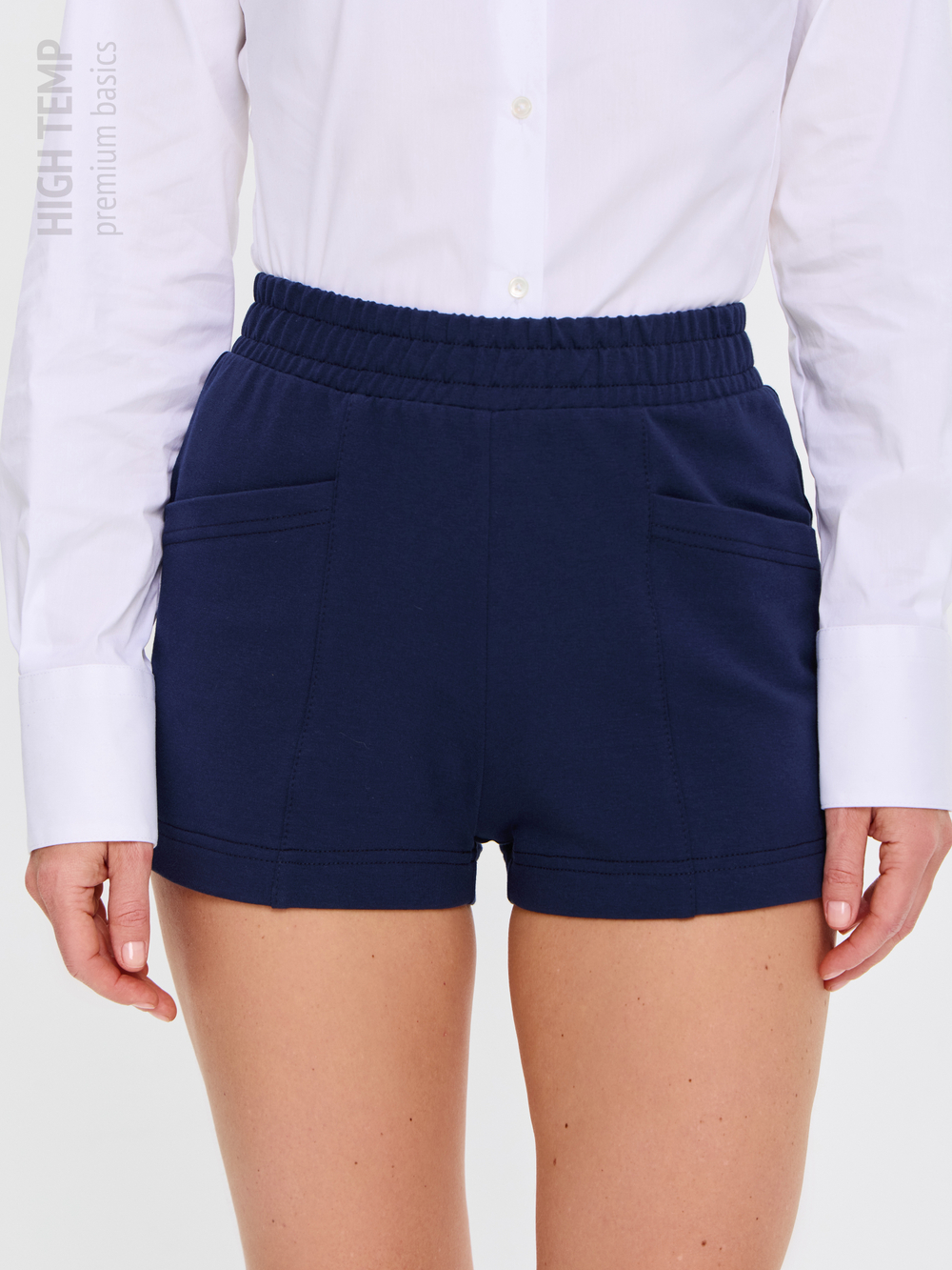 Экстра короткие шорты из футера