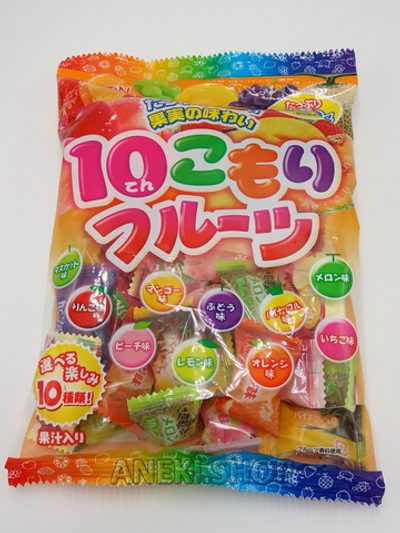 Ассорти леденцов из 10 фруктовых вкусов 180 г Ribon