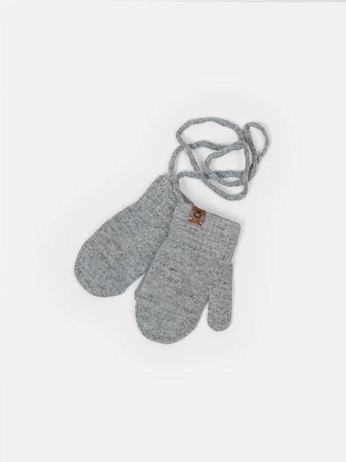 Варежки вязаные из ангоры 