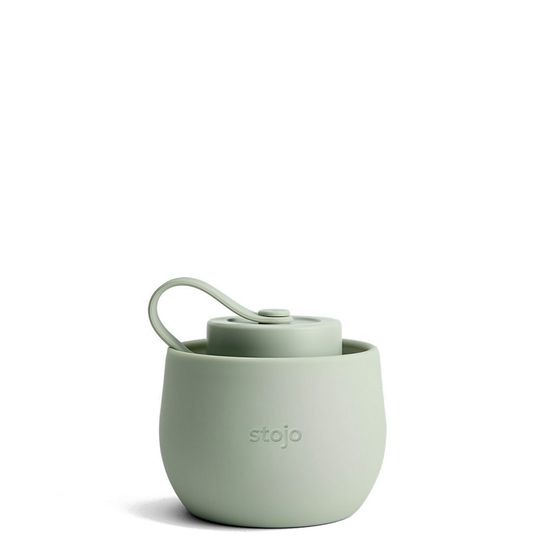 Бутылка складная силиконовая Stojo Bottle Sage, 20 oz / 590 мл