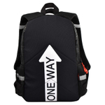 Рюкзак школьный, Феникс+, 31х44х16 см, полиэстер, аппликация из эластичной резинки, сублимационная печать, шелкография, 1 отделение (-я)