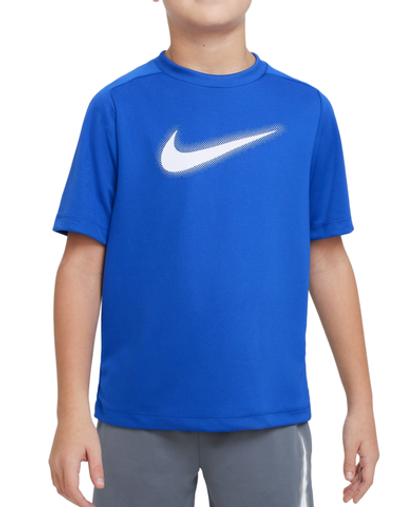 Детская теннисная футболка Nike Dri-Fit Multi+ Top - Blue