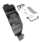 Дополнительный топливный бак на 60 литров для Toyota Land Cruiser Prado 250 2.4T Hybrid 2024+ LC250H Тойота Прадо Крузак