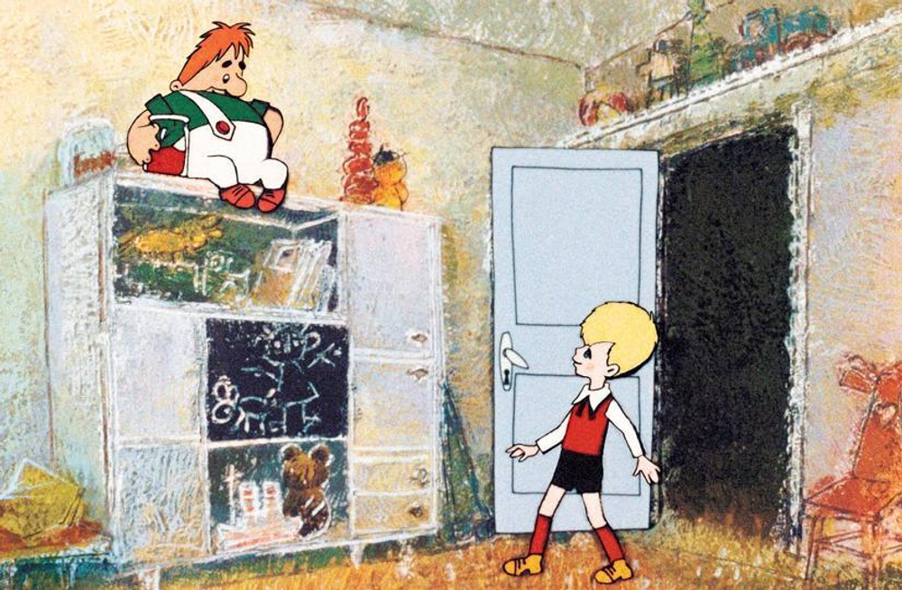 Малыш и Карлсон, который живёт на крыше (илл. А. Савченко)