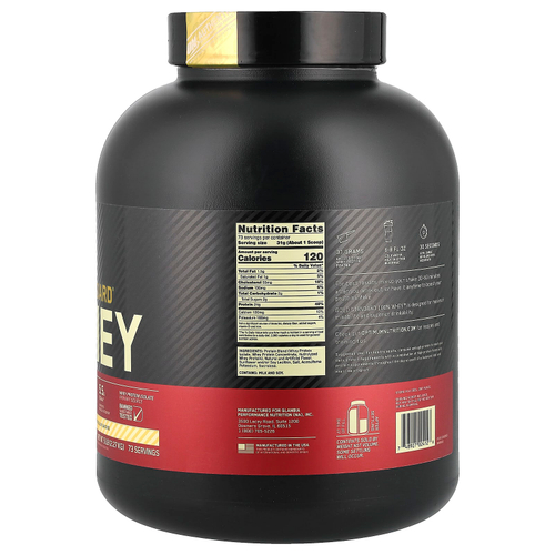 Optimum Nutrition, Gold Standard 100% Whey, сывороточный протеин, французский ванильный крем, 2,27 кг (5 фунтов)