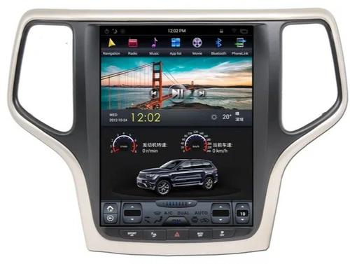 Магнитола для Jeep Grand Cherokee WK2 2013-2021 - Kuberg ZF-1217B-GE вертикальный экран в стиле "Тесла" Android 13, Быстрая, SIM-слот, CarPlay