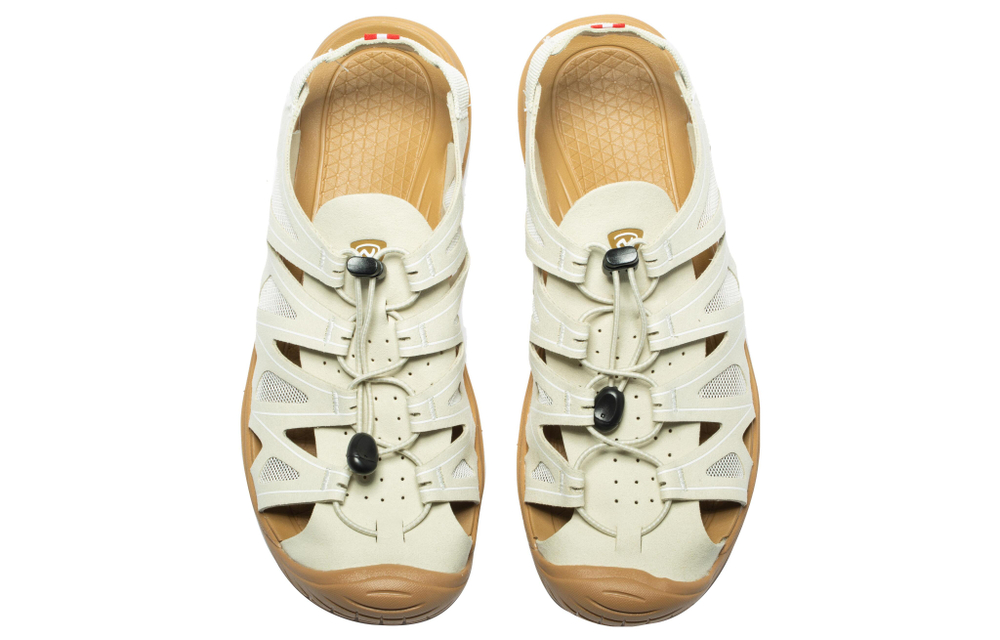 NORTHLAND PROFESSIONAL River Trekking Beach Shoes Slip Resistant And Breathable Sports Sandals Men"s White Brown