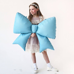 Шар Бант голубой, сатин