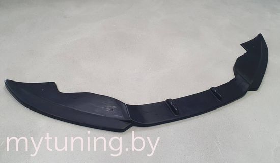 Сплиттер к переднему бамперу для Audi Q7 для S-Line версии