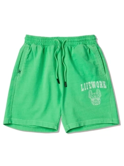 Пигментные шорты с логотипом университета