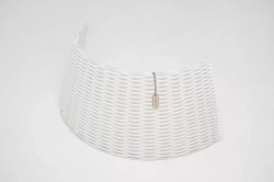 Корзина под елку Люкс Палермо 65 см., разборная, белый, ЕлкиТорг (65-223)