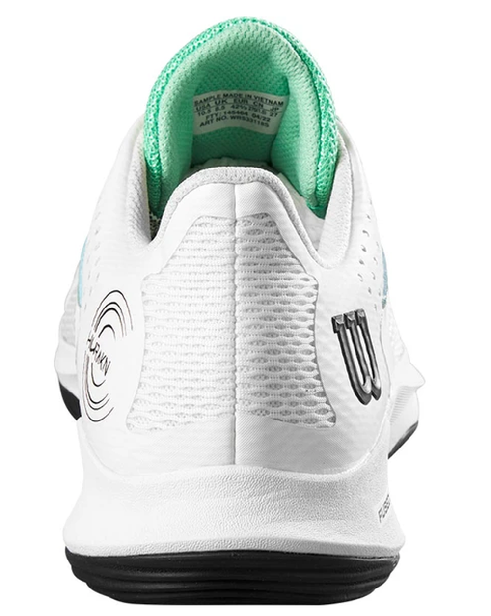 Женские кроссовки для Падел Wilson Hurakn 2.0 W - white/biscay green/black