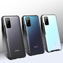 Чехол на телефон Huawei Honor V30 (V30 Pro) с черными рамками, серии Ultra Hybrid от Caseport