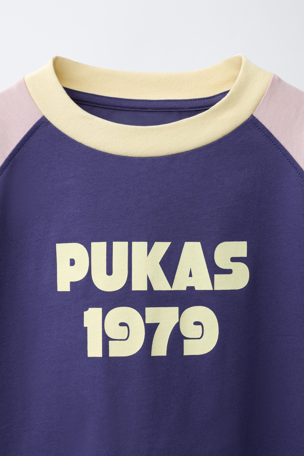 ZARA X PUKAS ФУТБОЛКА РЕГЛАН PUKAS SURF, СИНИЙ