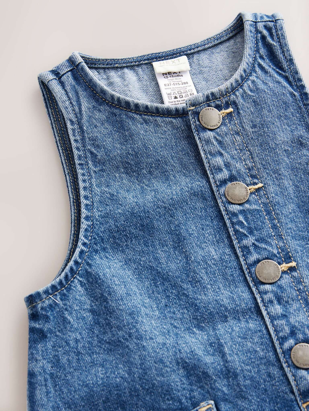 Комбинезон джинсовый для девочки Next E27-515, Синий