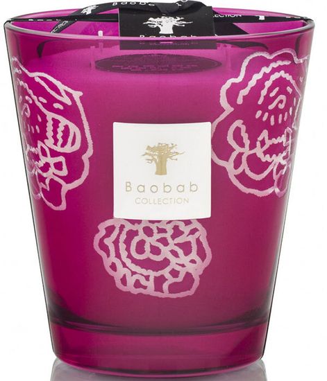 Burgundy, свеча Collectible Roses MAX 16, Baobab Collection