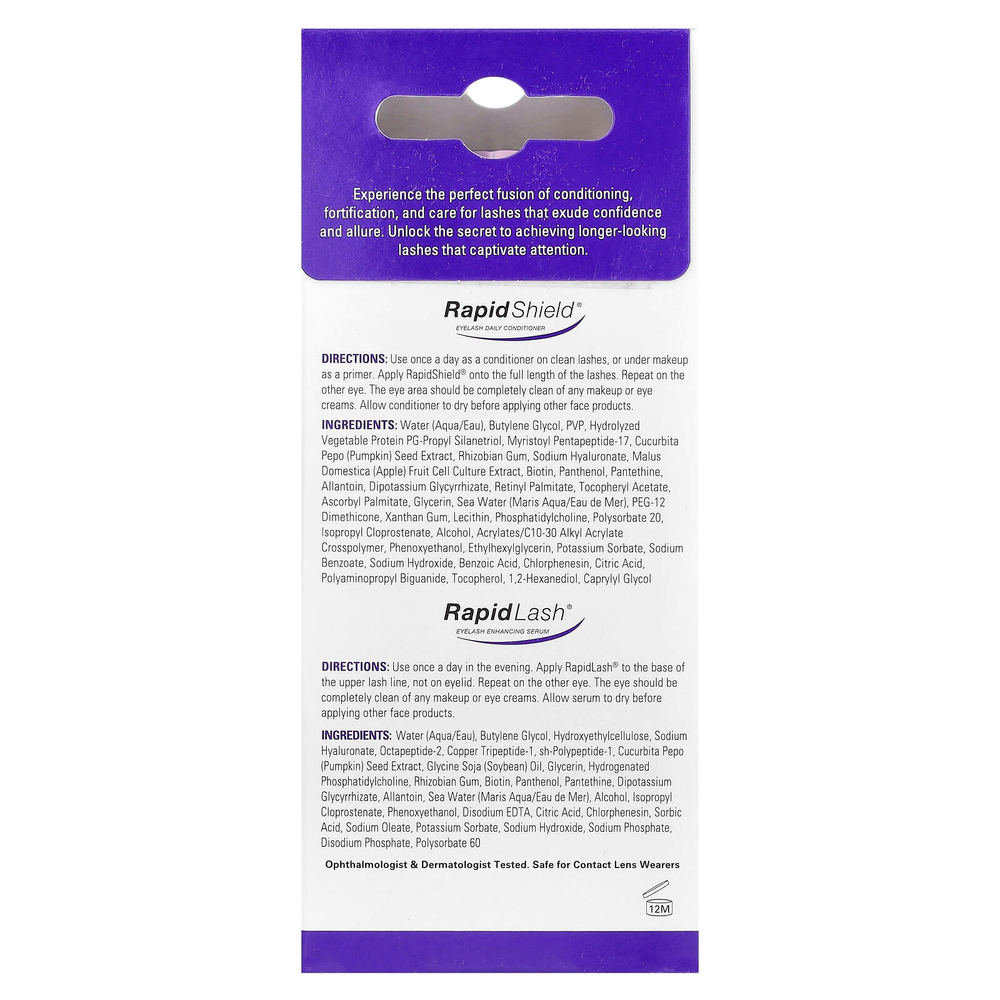 RapidLash, Around-The-Clock Lash Essentials, 2 шт.