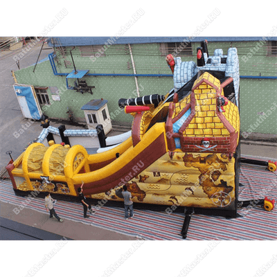 Коммерческий надувной батут "По следам пиратов"