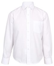 Белая классическая рубашка TSAREVICH с длинным рукавом