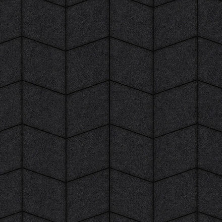 Тротуарная плитка РОМБ - Стоунмикс Черный