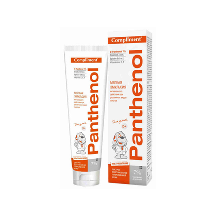 Эмульсия мягкая Compliment Pantenol для детей 3+ 75 мл