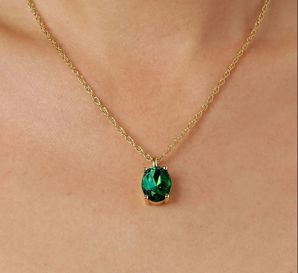 Колье Dyrberg Kern BARGA SG EMERALD GREEN 430153