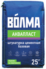 Смесь сухая цементная отделочная штукатурная "ВОЛМА-Аквапласт" 25 кг