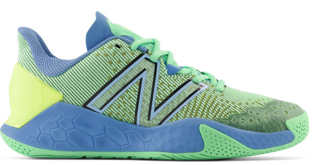 Женские Кроссовки теннисные New Balance Fresh Foam Lav v2 - green/blue/yellow