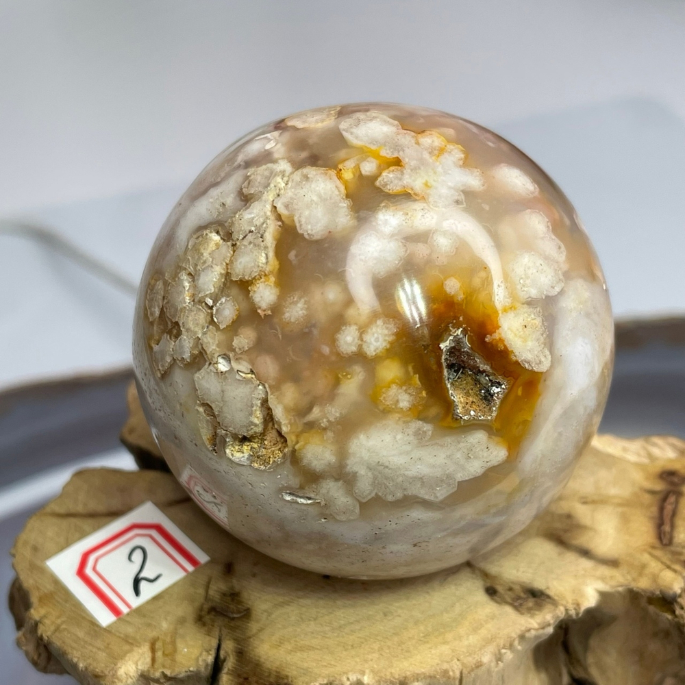 25405 *Агат Сакура шар 52-53мм