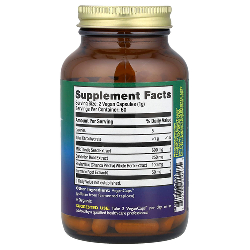 HealthForce Superfoods, Liver Rescue, препарат для печени, версия 6, 120 веганских капсул VeganCaps