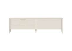 Тумба Type под ТВ 2 ящика откидная дверь (дымка)