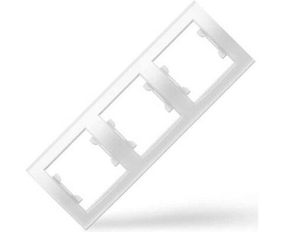 Рамка 3-м Бриллиант горизонт. бел. UNIVersal 7947489