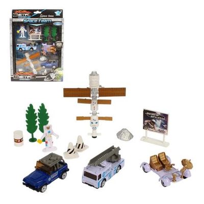 Набор машин ин. с аксесс., коробка JP8202