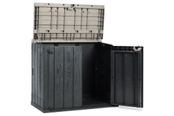 Ящик пластиковый TOOMAX Wood Style 842л АНТРАЦИТ/ТЁПЛО-СЕРЫЙ