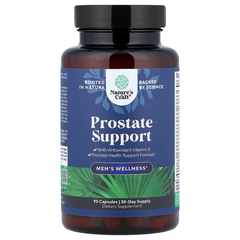Nature's Craft, Men's Wellness, добавка для поддержки простаты, 90 капсул