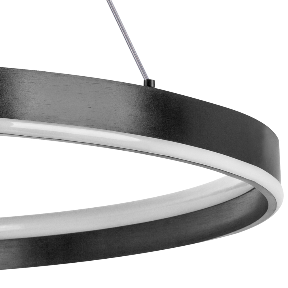 736417 Люстра ROTONDA 134W LED 5480LM 120G ЧЕРНЫЙ 3000-6000K