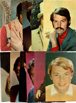 №48 Открытки Артисты и актёры СССР 1970–1980-е г. 25 штук. Цветные, чистые, без повторов