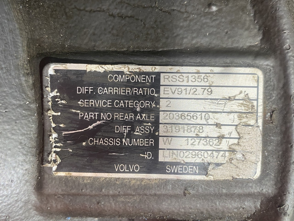Редуктор заднего моста EV91 RSS1356 2.79