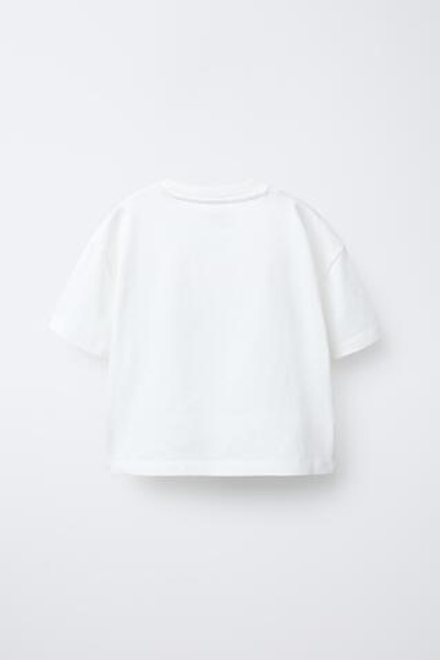 ZARA ФУТБОЛКА С ПРИНТОМ KUROMI © SANRIO, БЕЛЫЙ